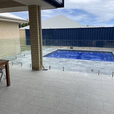 White Granito Pavers