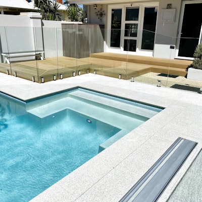 White Granito Pavers