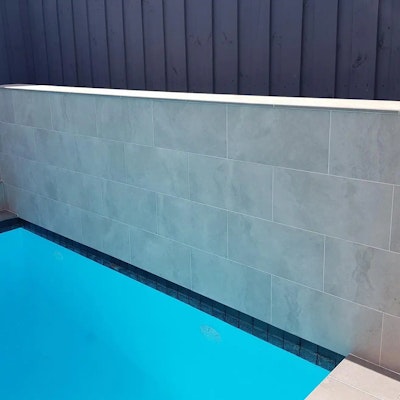 Amsterdam pool wall cladding Perth