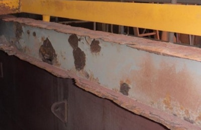 Corrosion to Critical Structural Beams