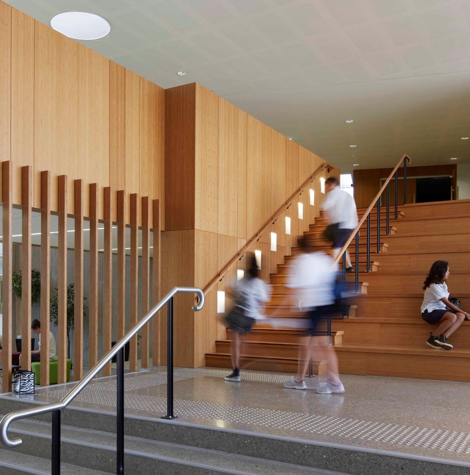 SLB Students Stairs Foyer