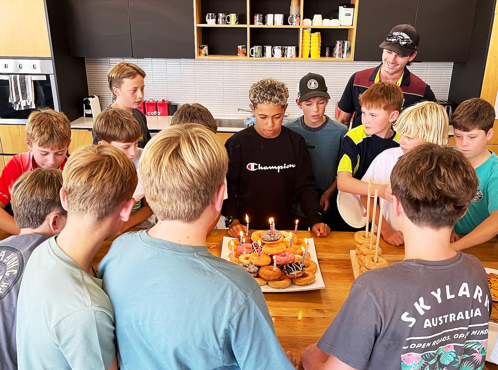 Birthday when boarding