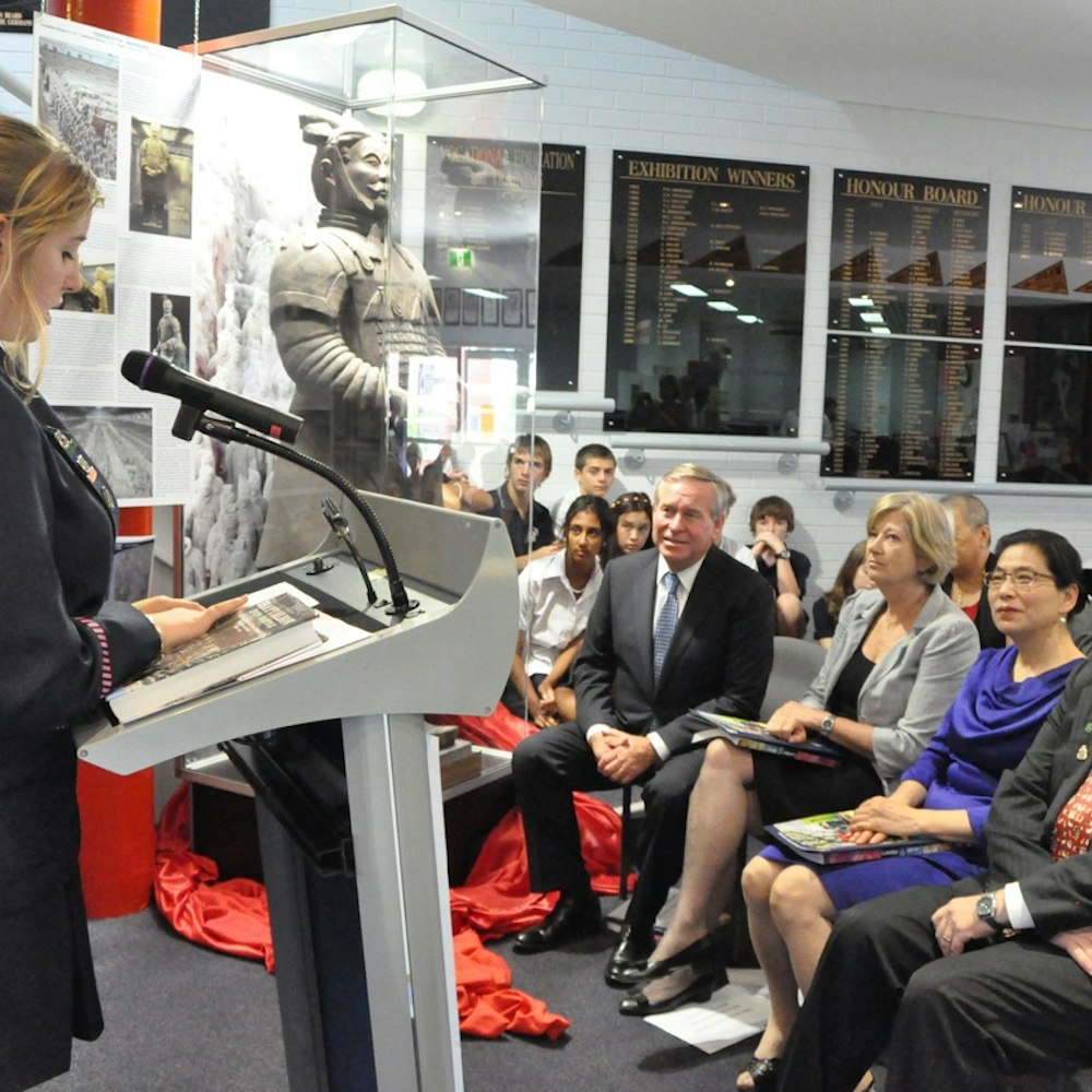 Unveiling of the Terracotta Warrior - 15/2/12
