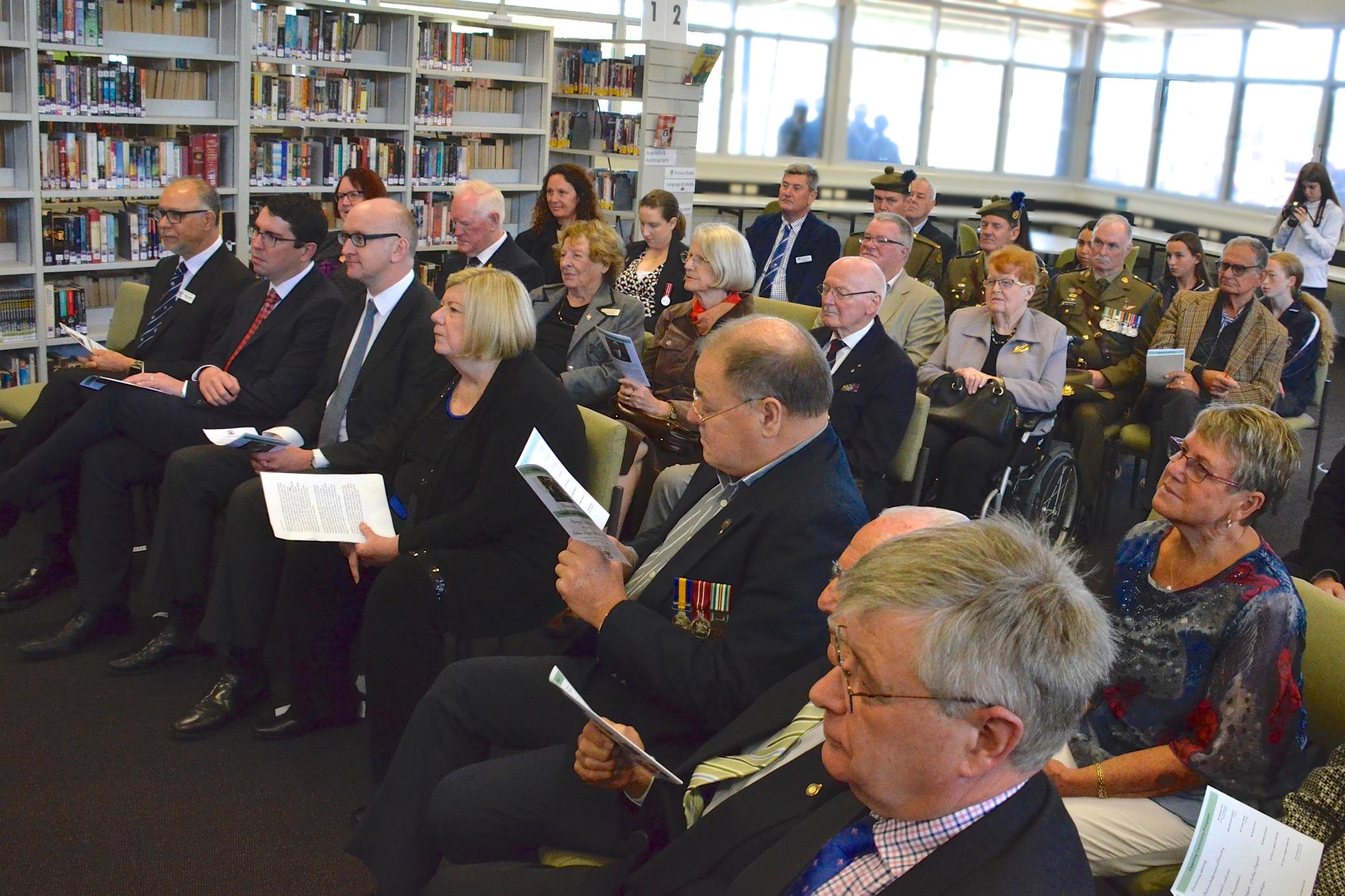 Part of the audence at the ceremony