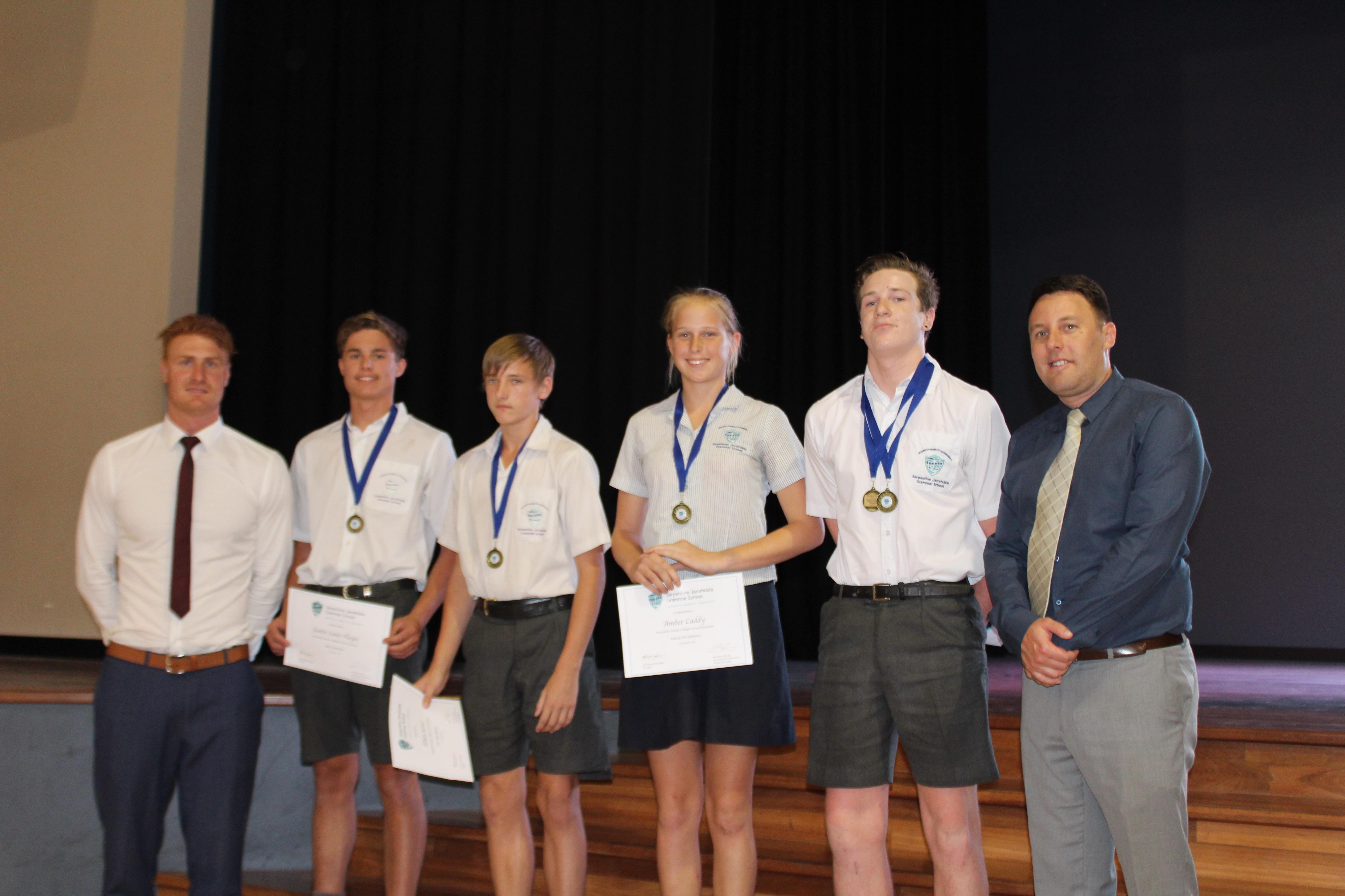 ACC Carnival Champions with James Bristow & Trent Sharpe (ACC Representative)