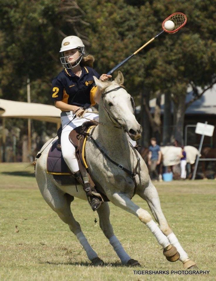 Krystina riding 'Archer'