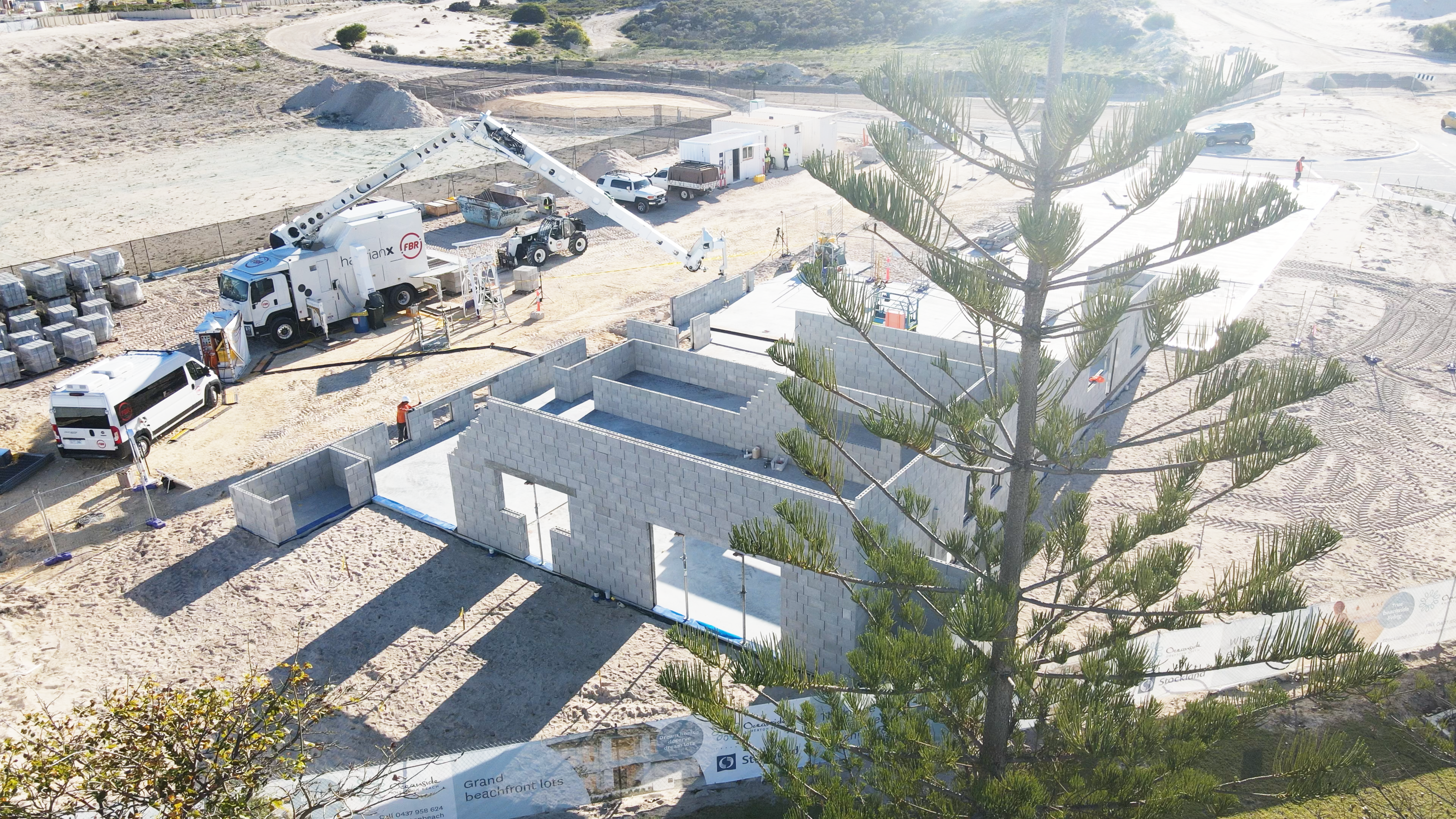 Hadrian X® builds walls of first childcare centre