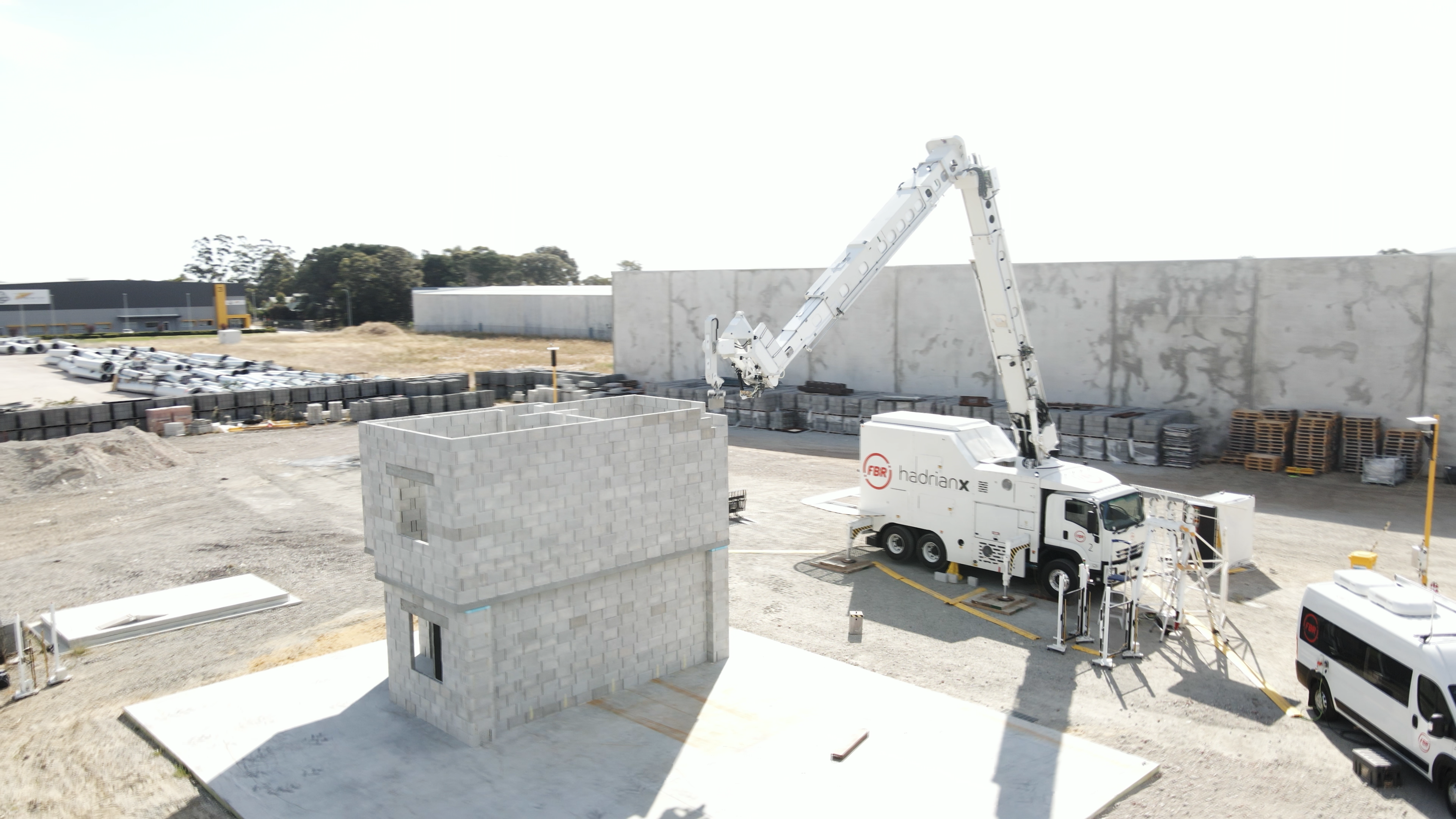 Hadrian X® Completes Two Storey Structure