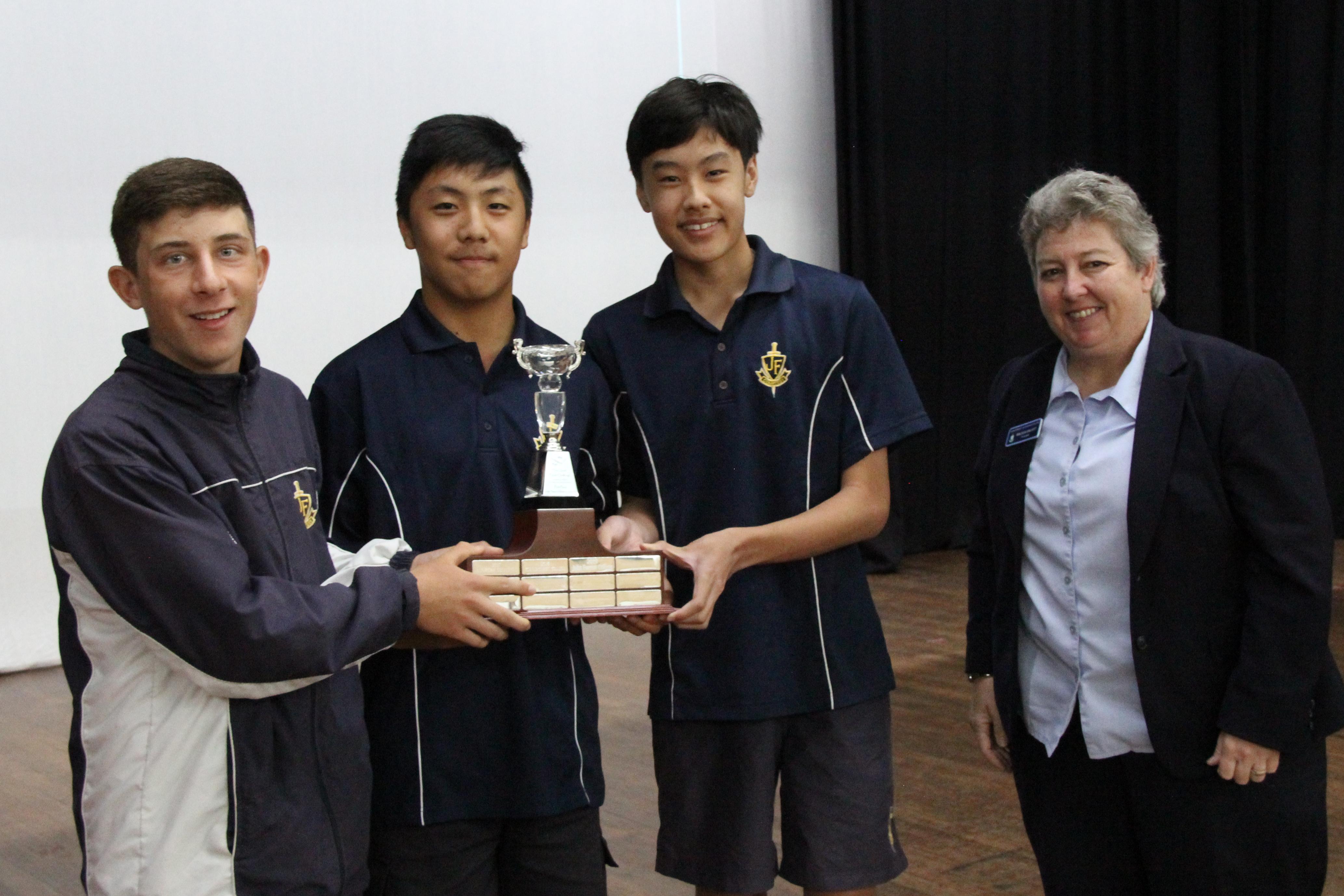 Izack D’Andrea, Kevin Xu and Laurie Vu 