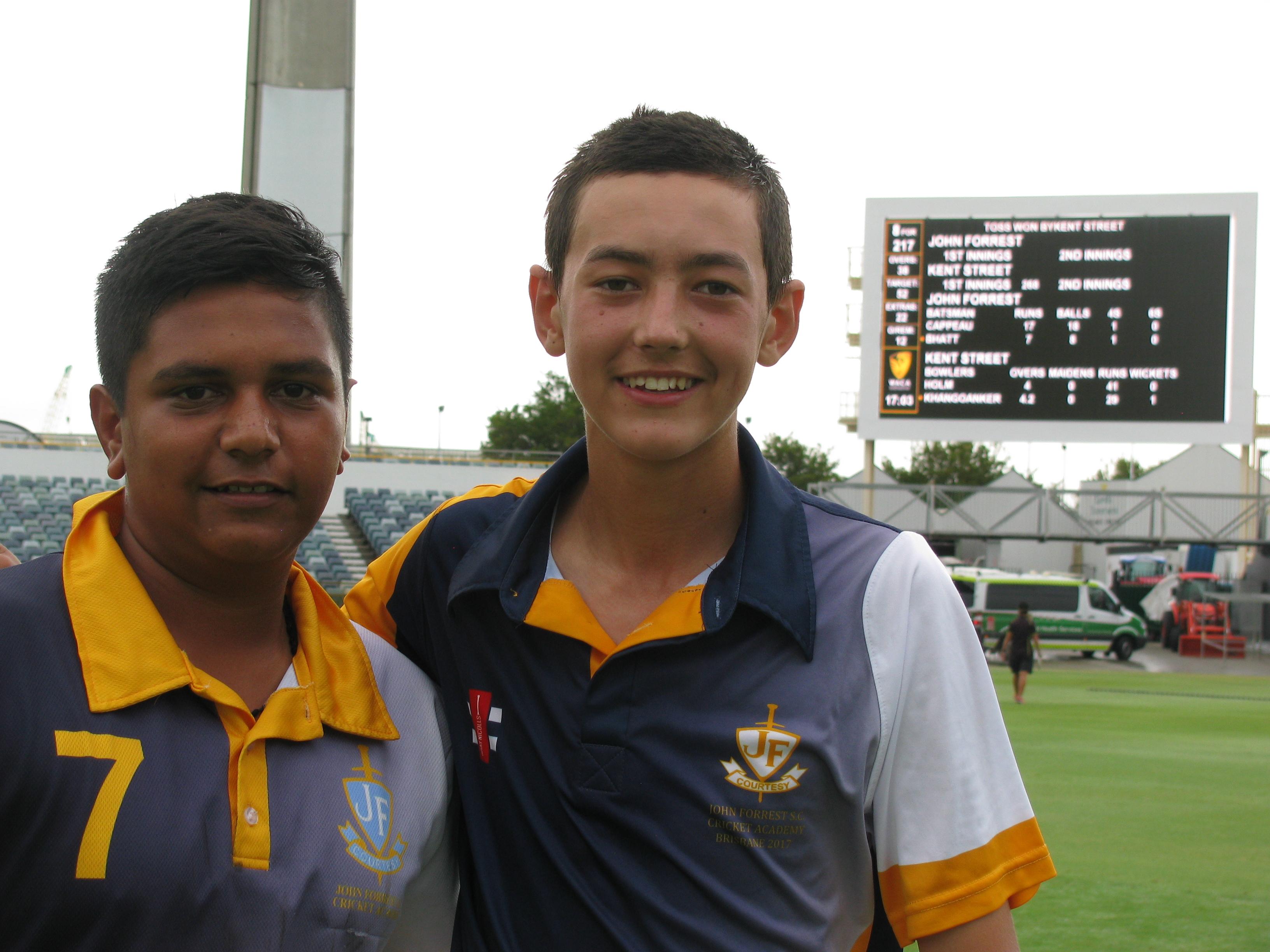 Harshit Bhatt and Jayden Cappeau