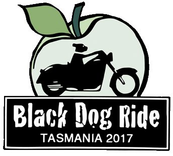 Black Dog Ride to Tasmania 2017 Logo