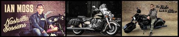 Ian Moss and Indian Motorcycle - Proudly Supporting Black Dog Ride