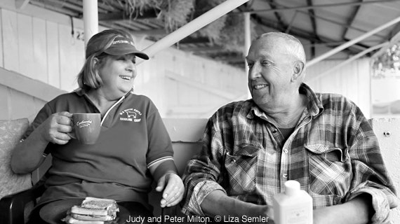 Judy and Peter Milton. © Liza Semler