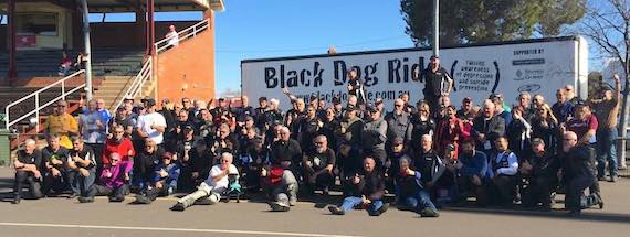 Black Dog Ride to the Red Centre 2015 - Semi at Dubbo