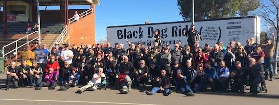 Black Dog Ride to the Red Centre 2015 - Semi at Dubbo
