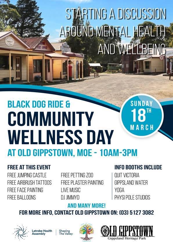 Black Dog Ride's La Trobe Valley Wellness Day!