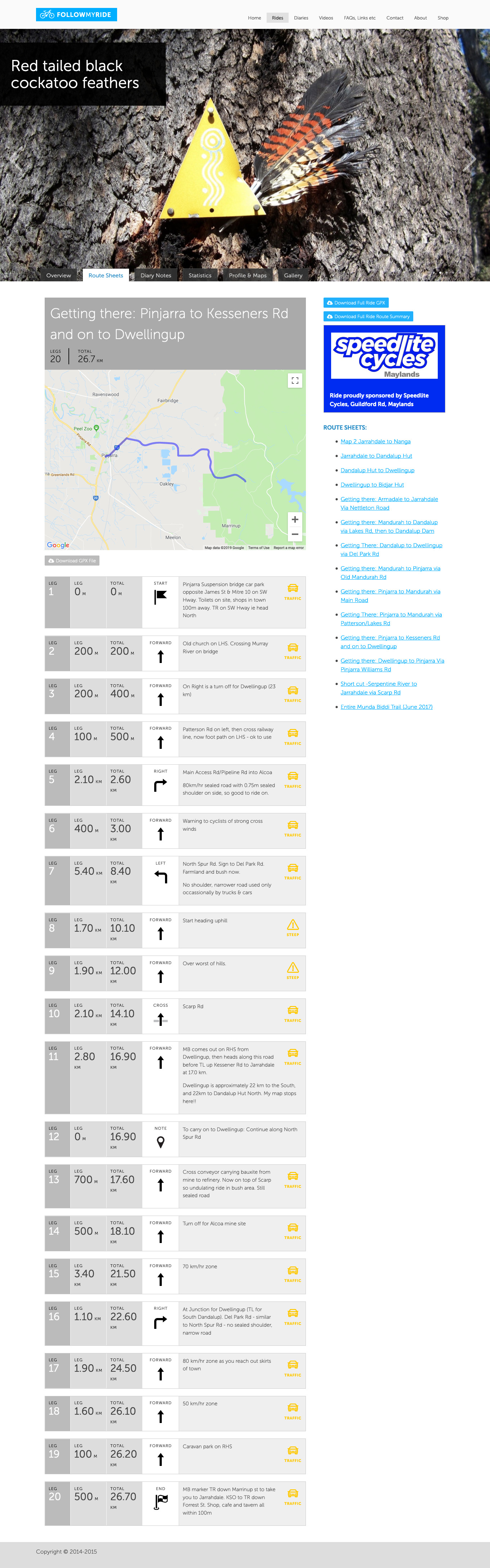 Follow My Ride Ride Page