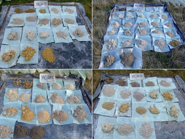 Samples recovered from Aircore drilling program