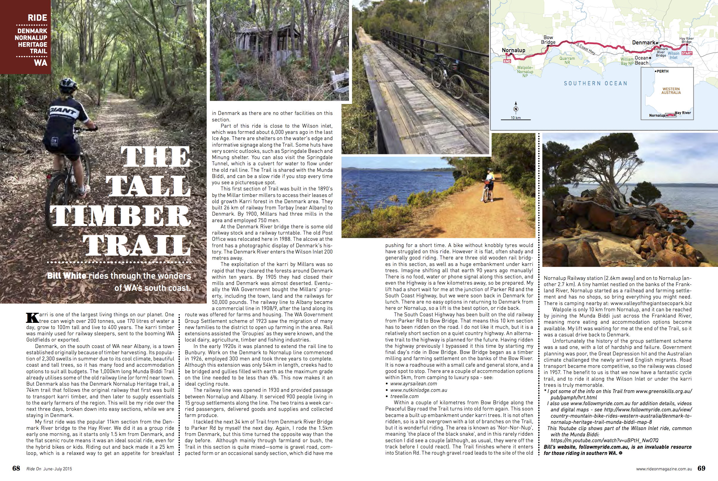 My "Ride On" magazine article June 2015