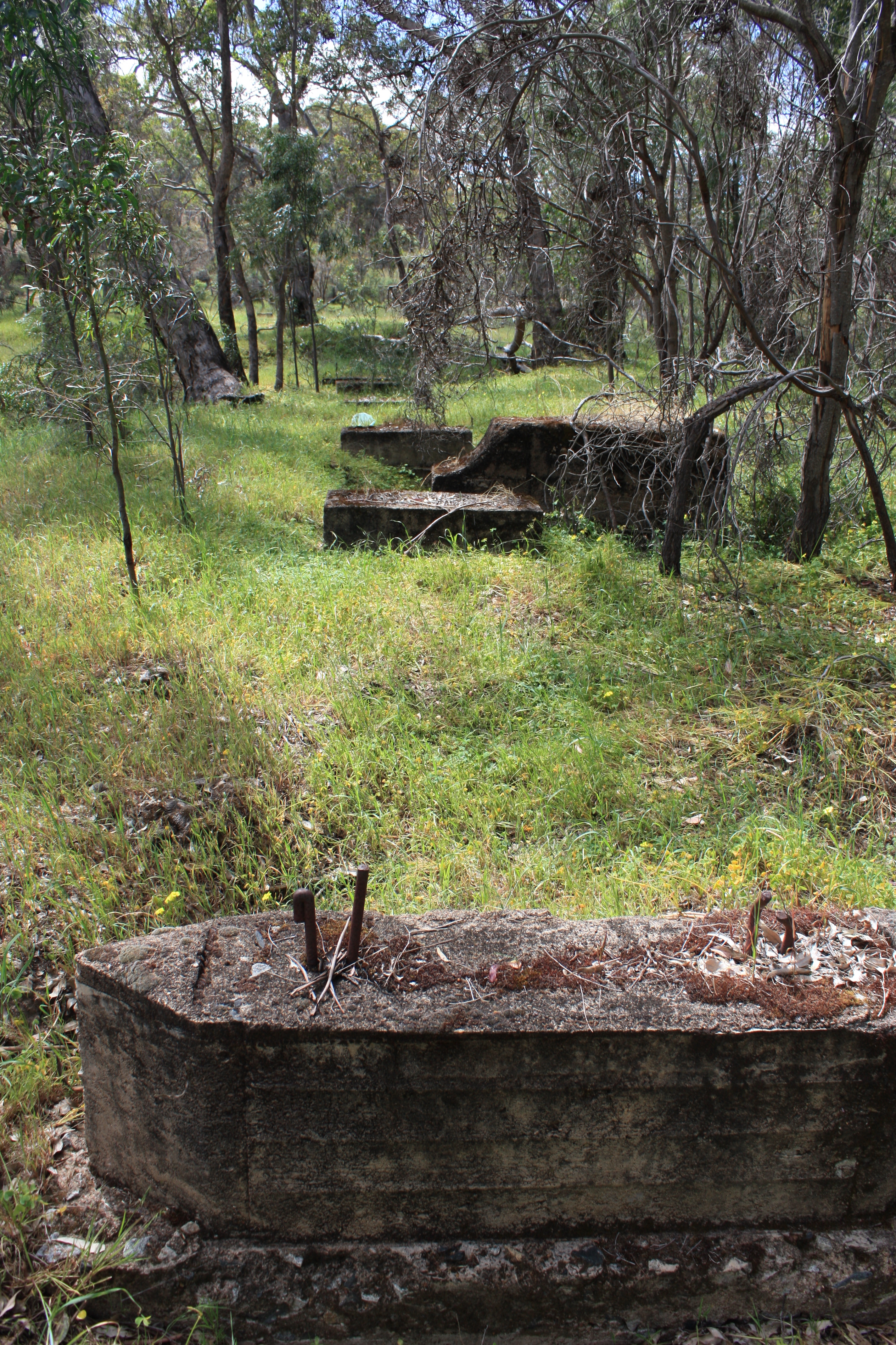 Old foundations at Clackline