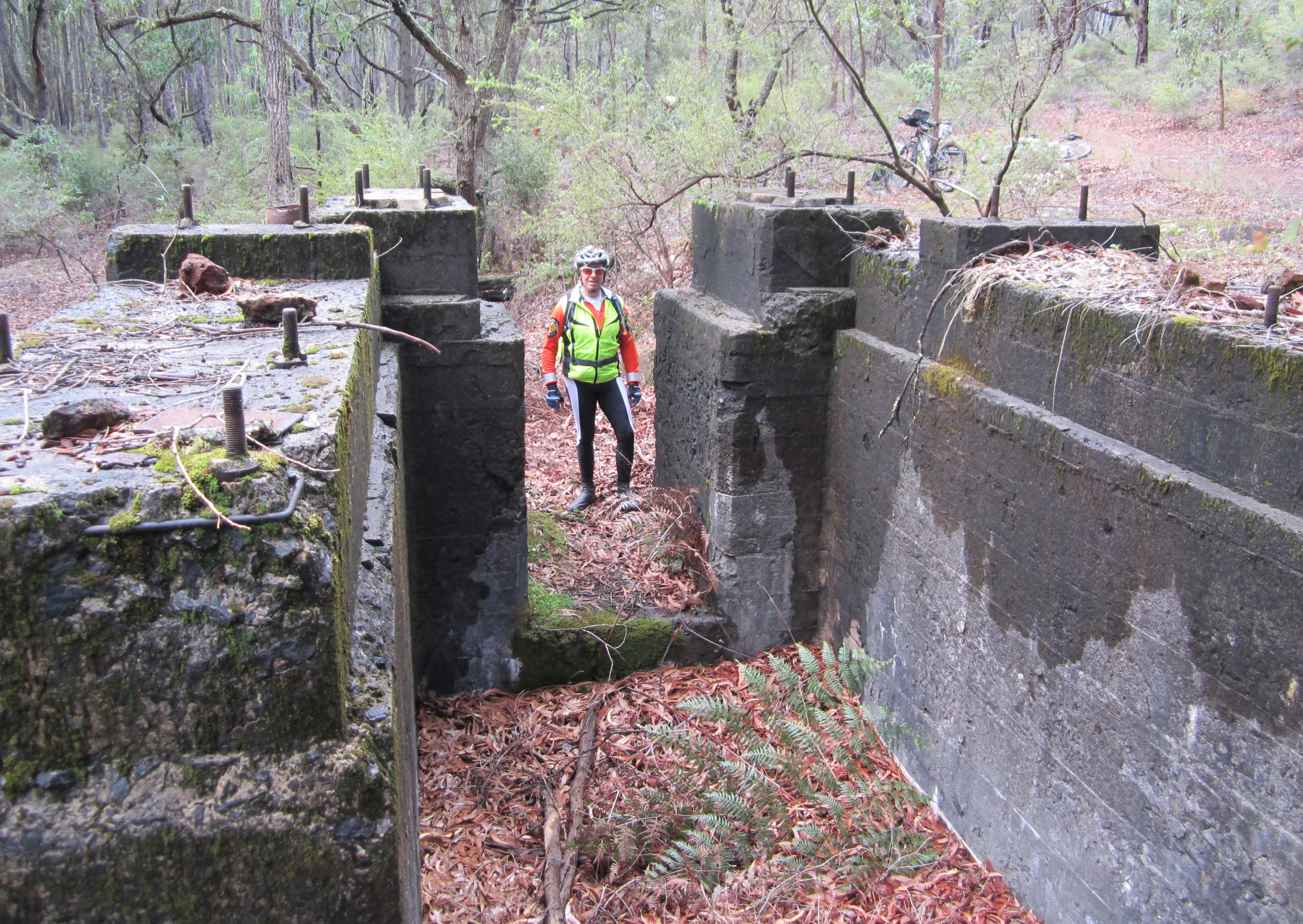 Hoffman Mill foundations