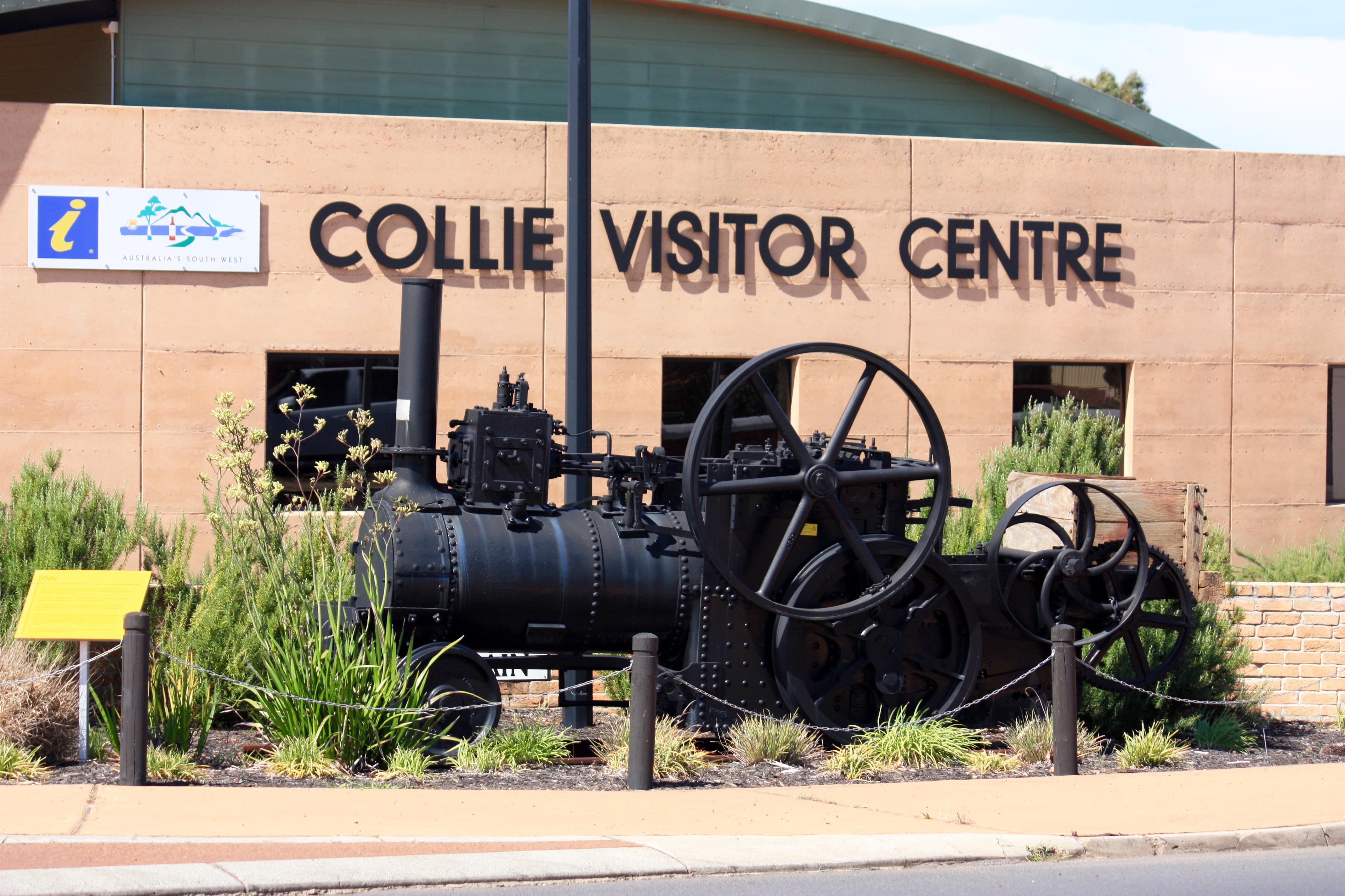 Polly at Collie Visitors Centre