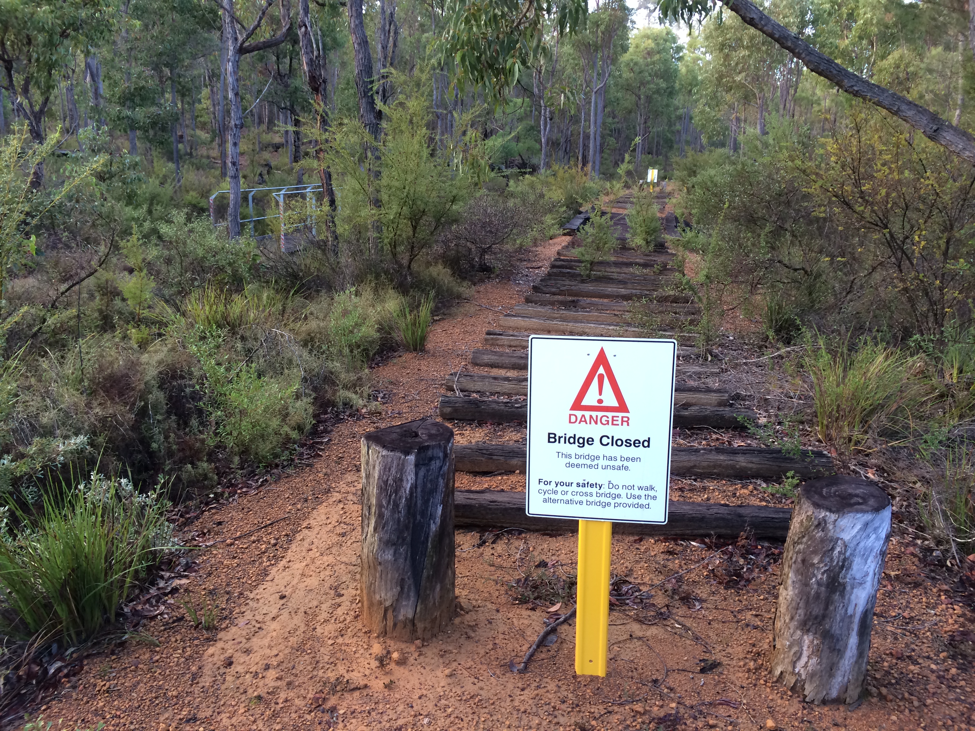 Sidings Trail near Jarrahwood