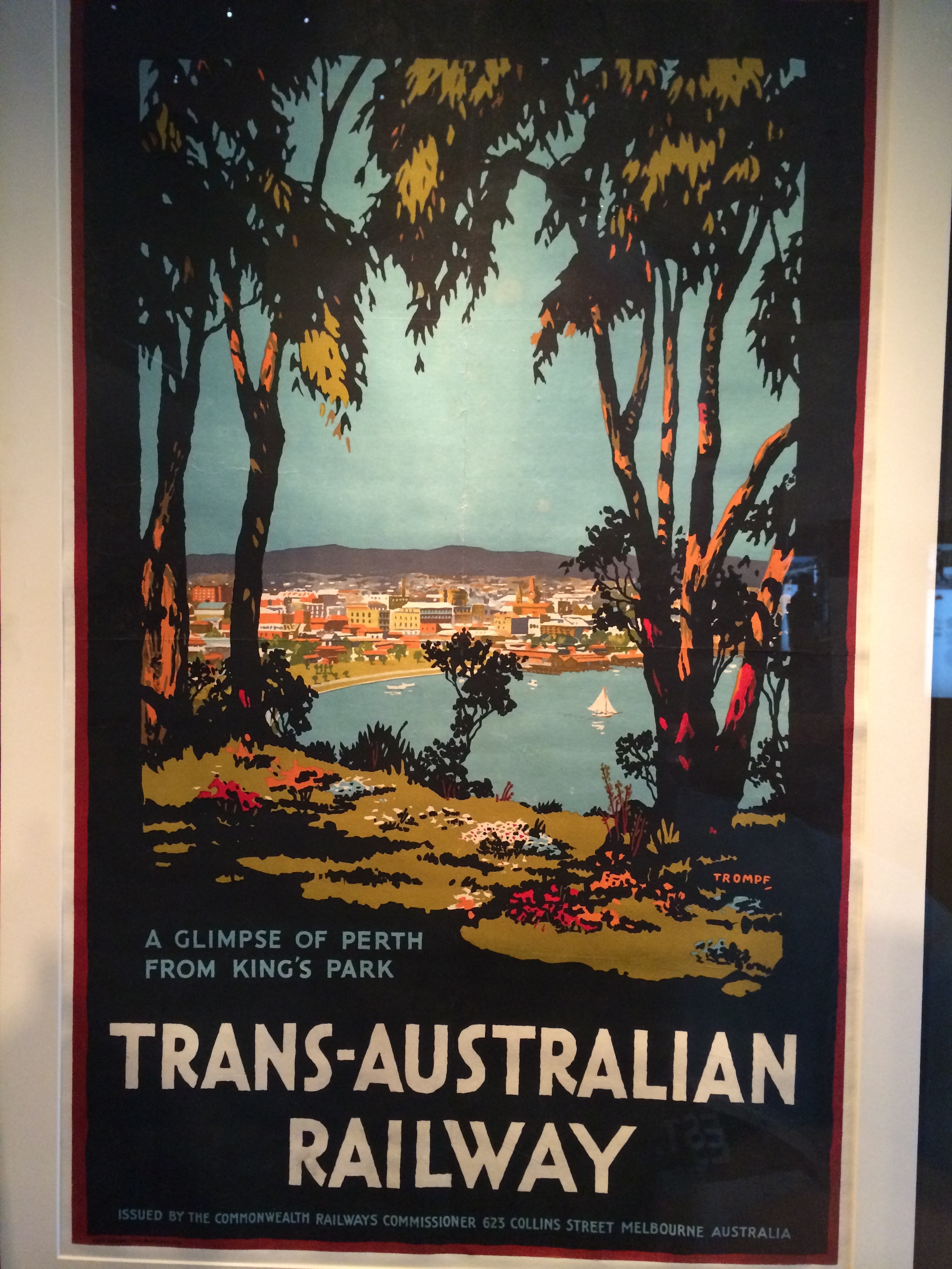 Trans Australian Railway poster
