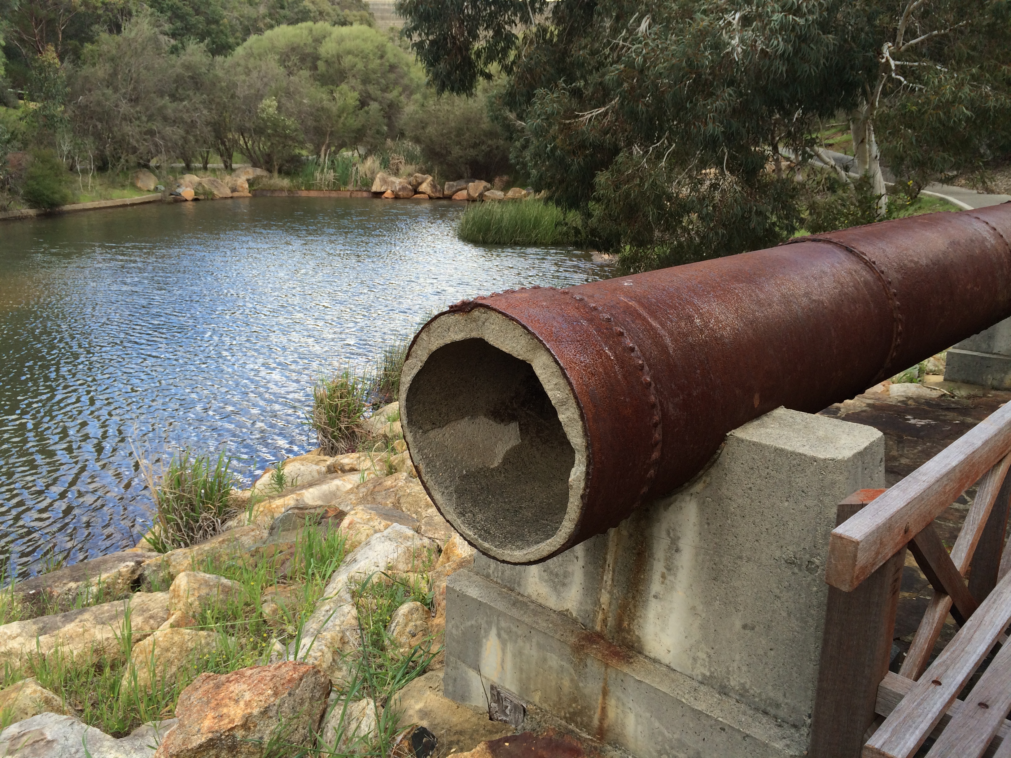 At Old Victoria Dam