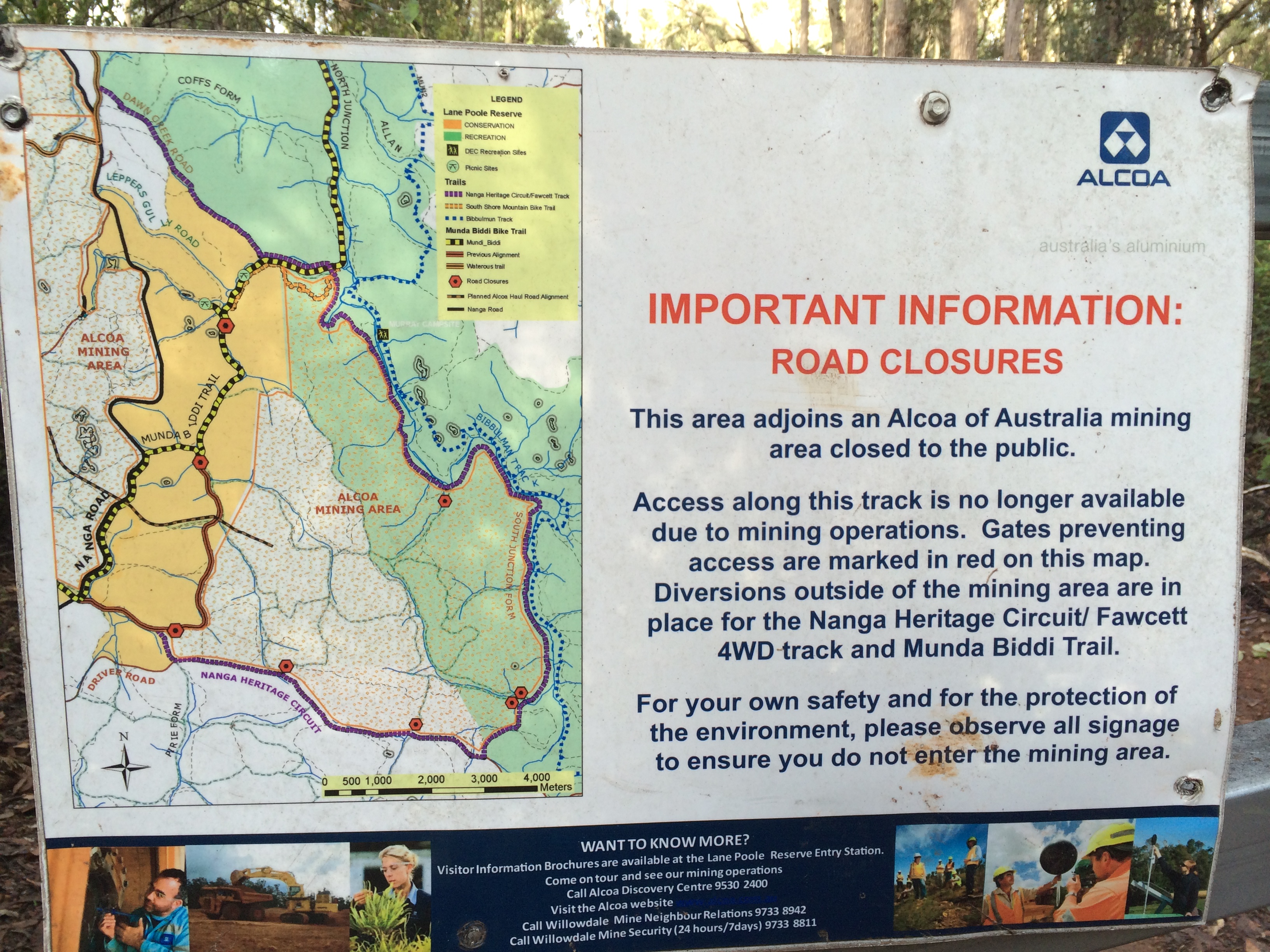 Map 3 diversion sign