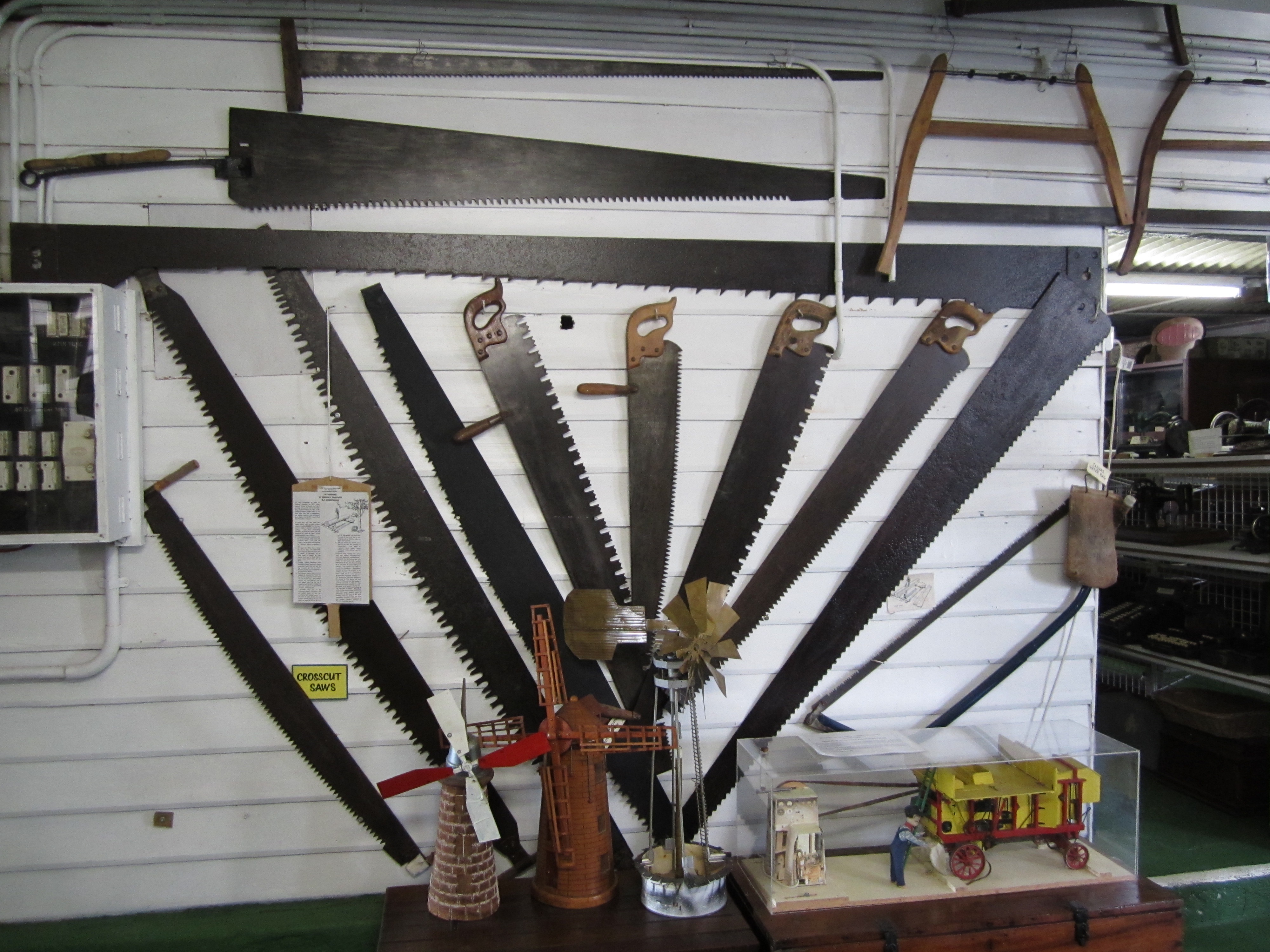Cross cut saws- Busselton Museum