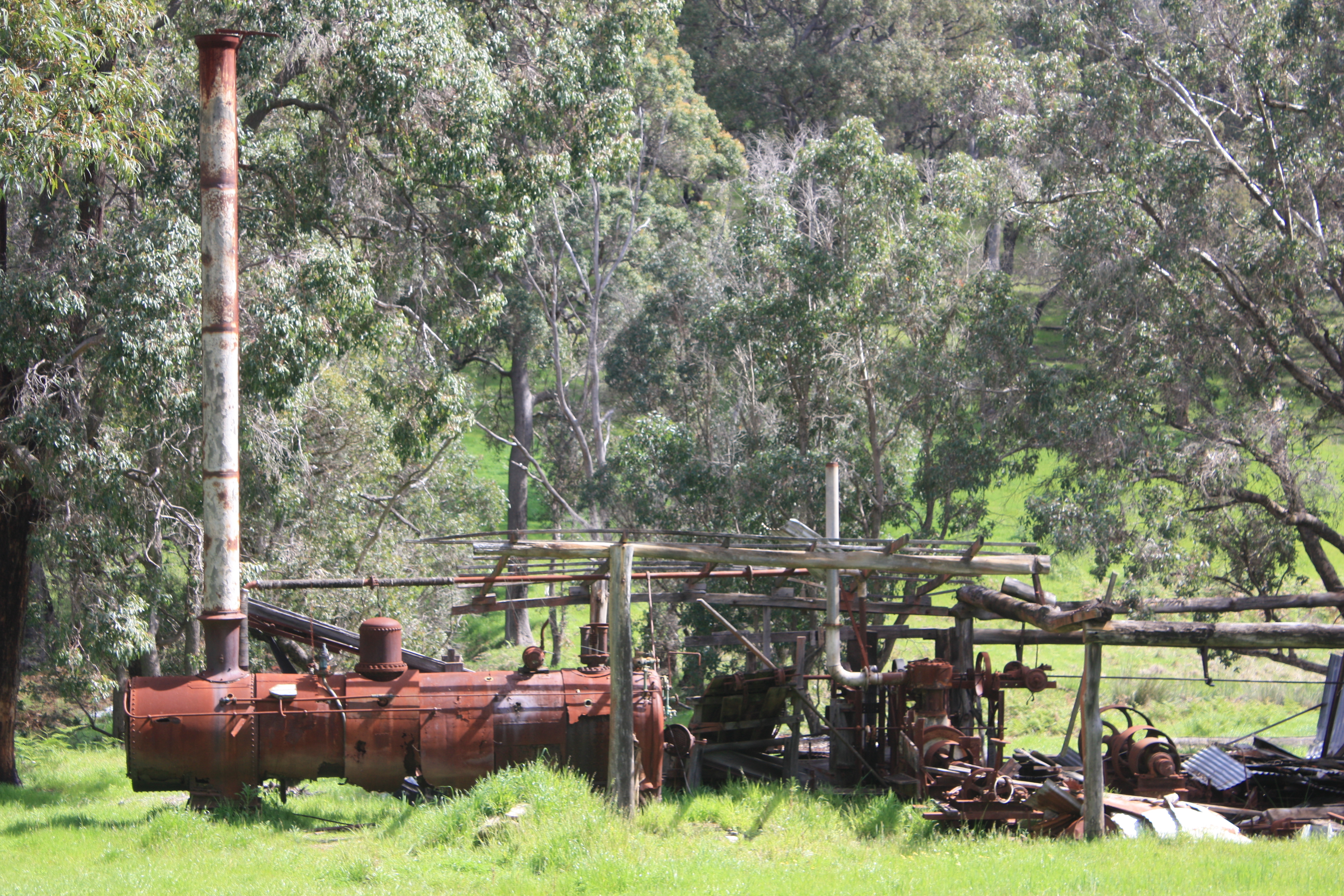 Old steam powered mill near Kirup