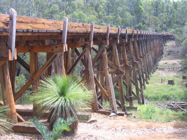 Long Gully Bridge- destroyed in 2015 fires