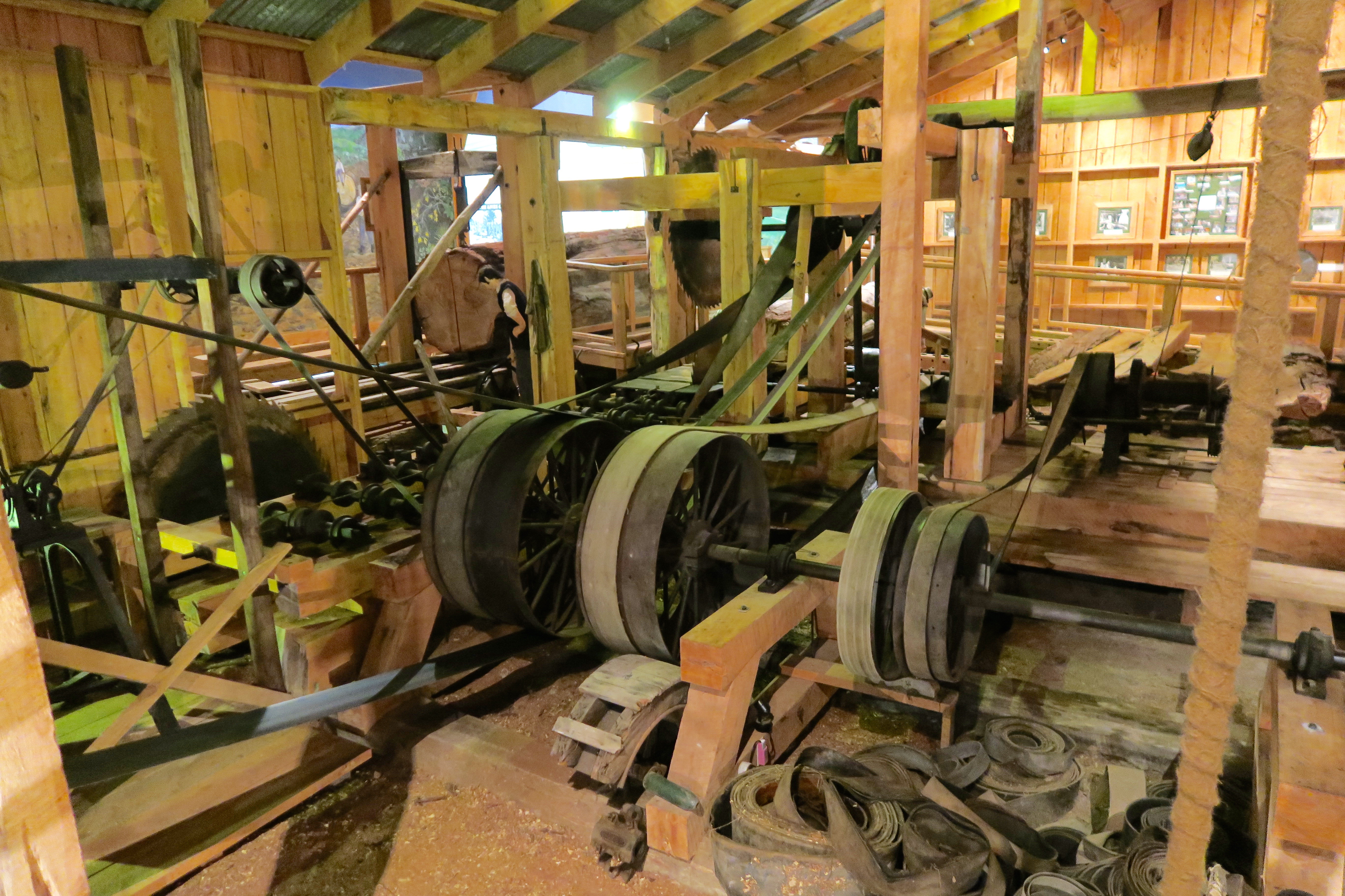 Kauri timber mill New Zealand