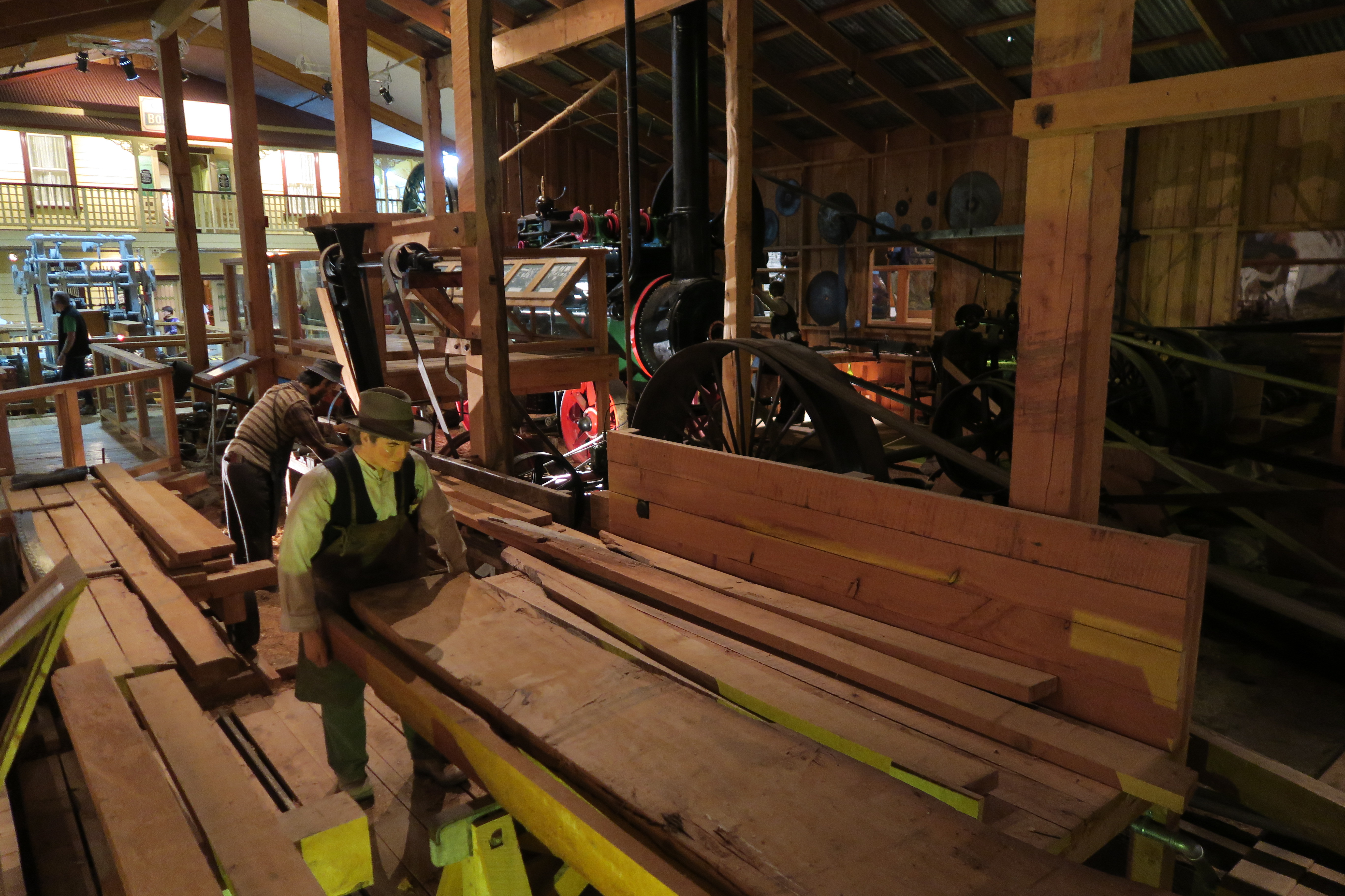 Kauri timber mill New Zealand