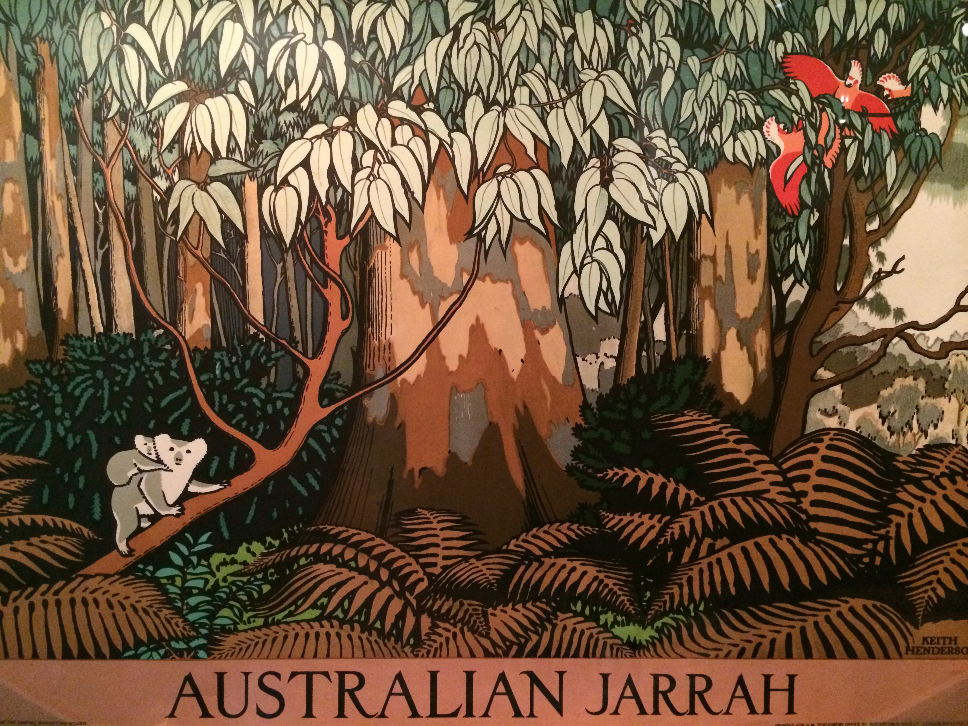 Australian Jarrah Poster (1930's) - National Museum