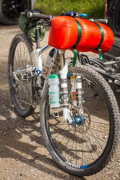 Modern bike packing set up