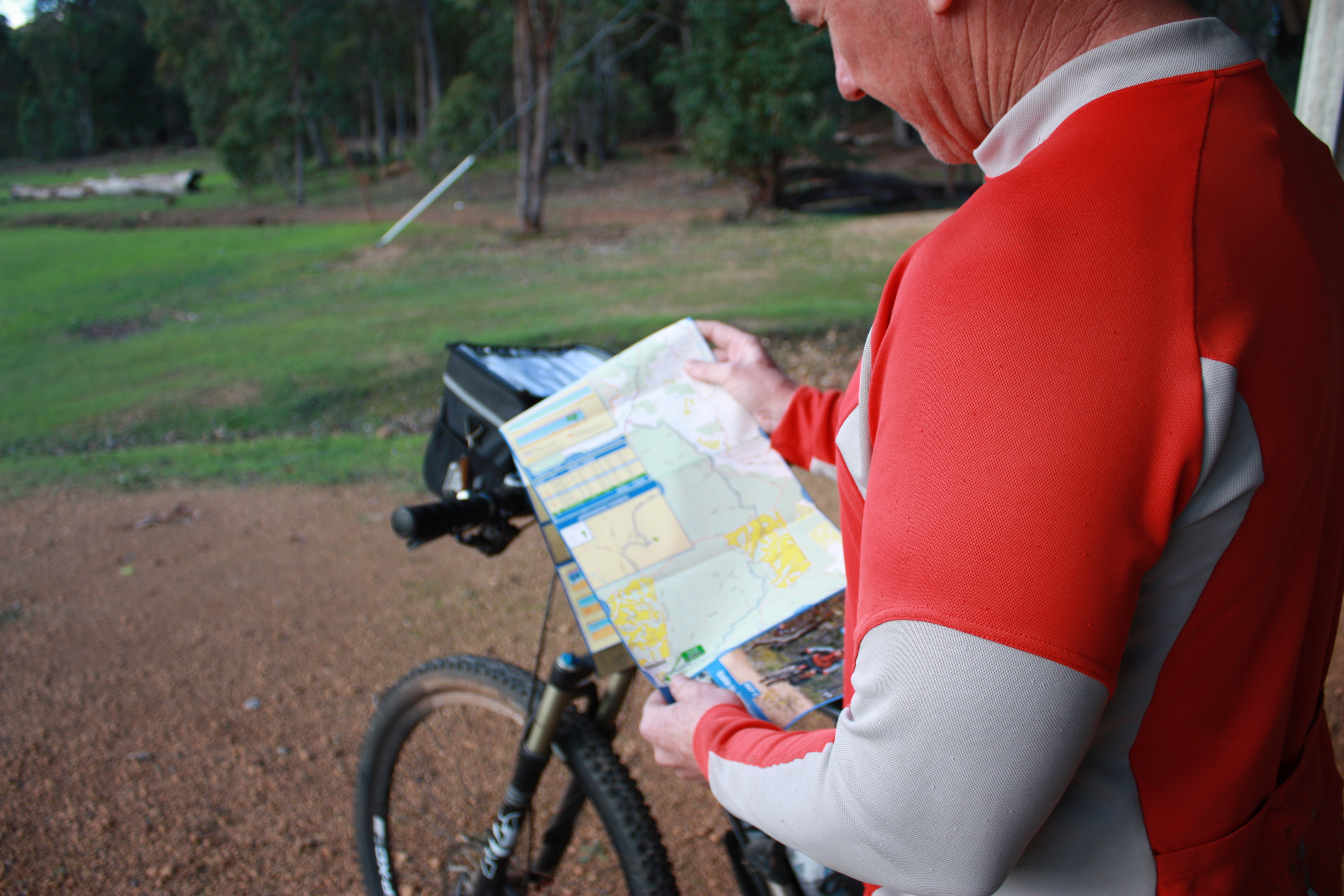 Some map reading skills are required