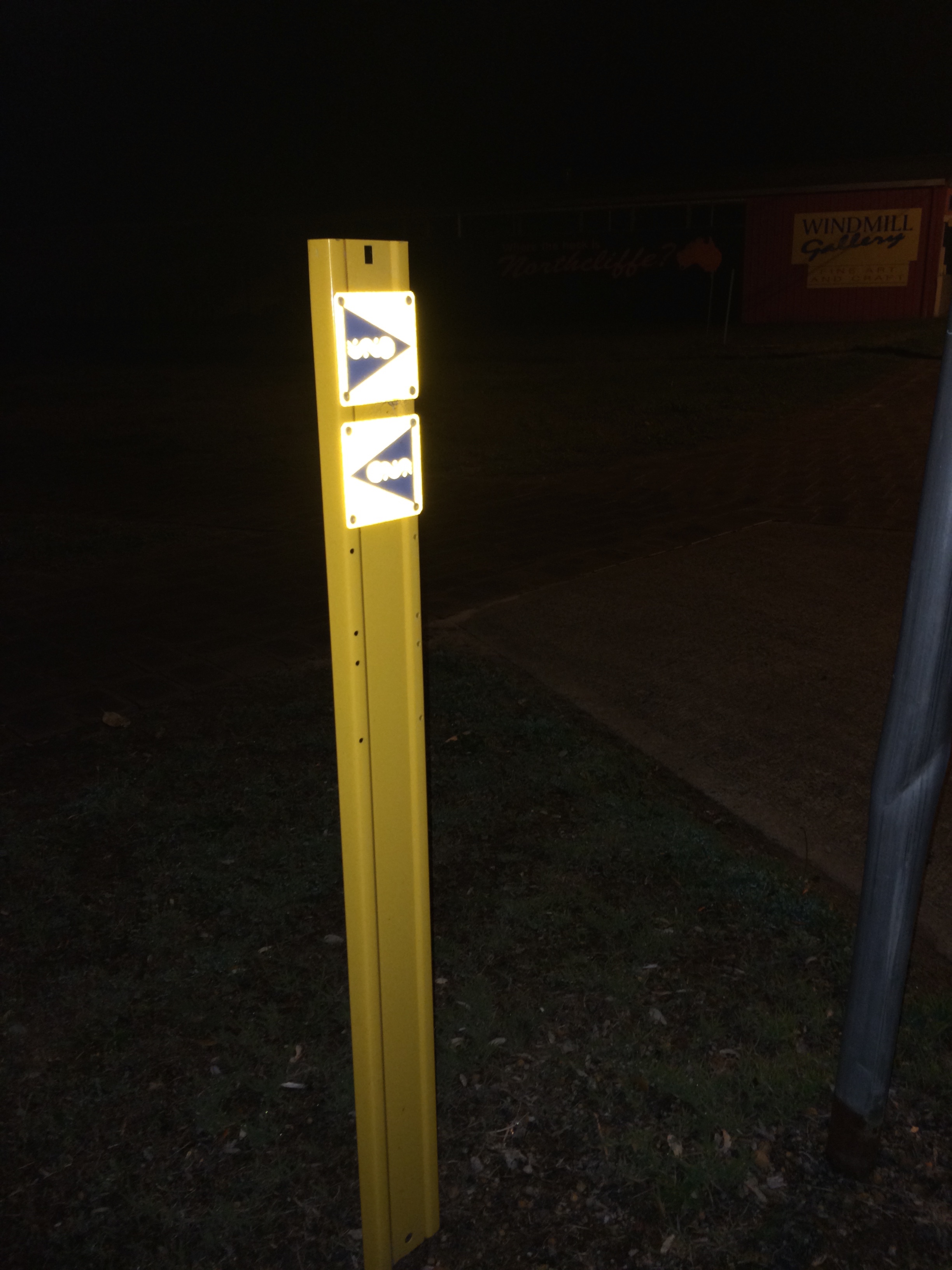 MB markers are reflective