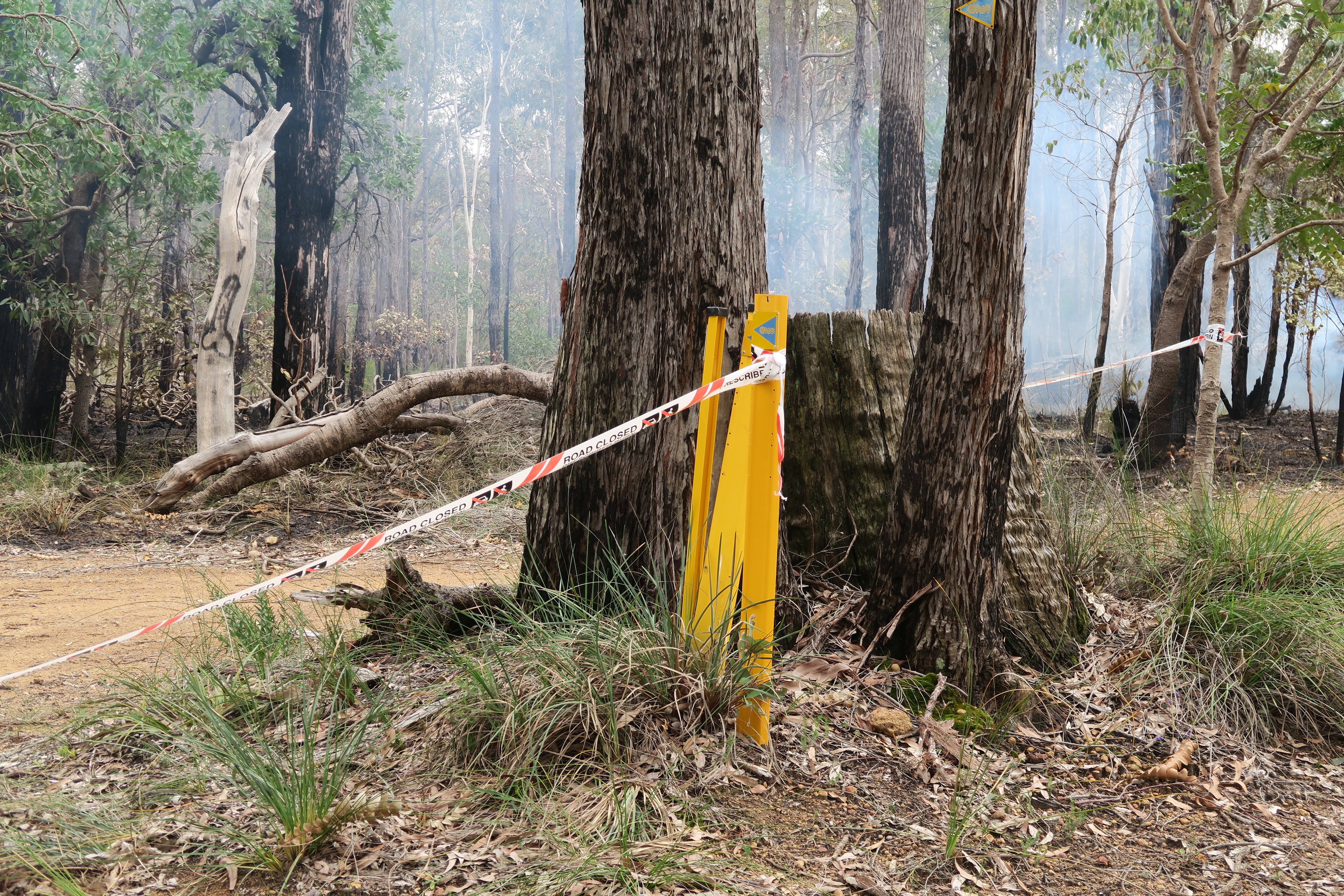 Map 1 Diversion Sept 2016- because of a burn off.