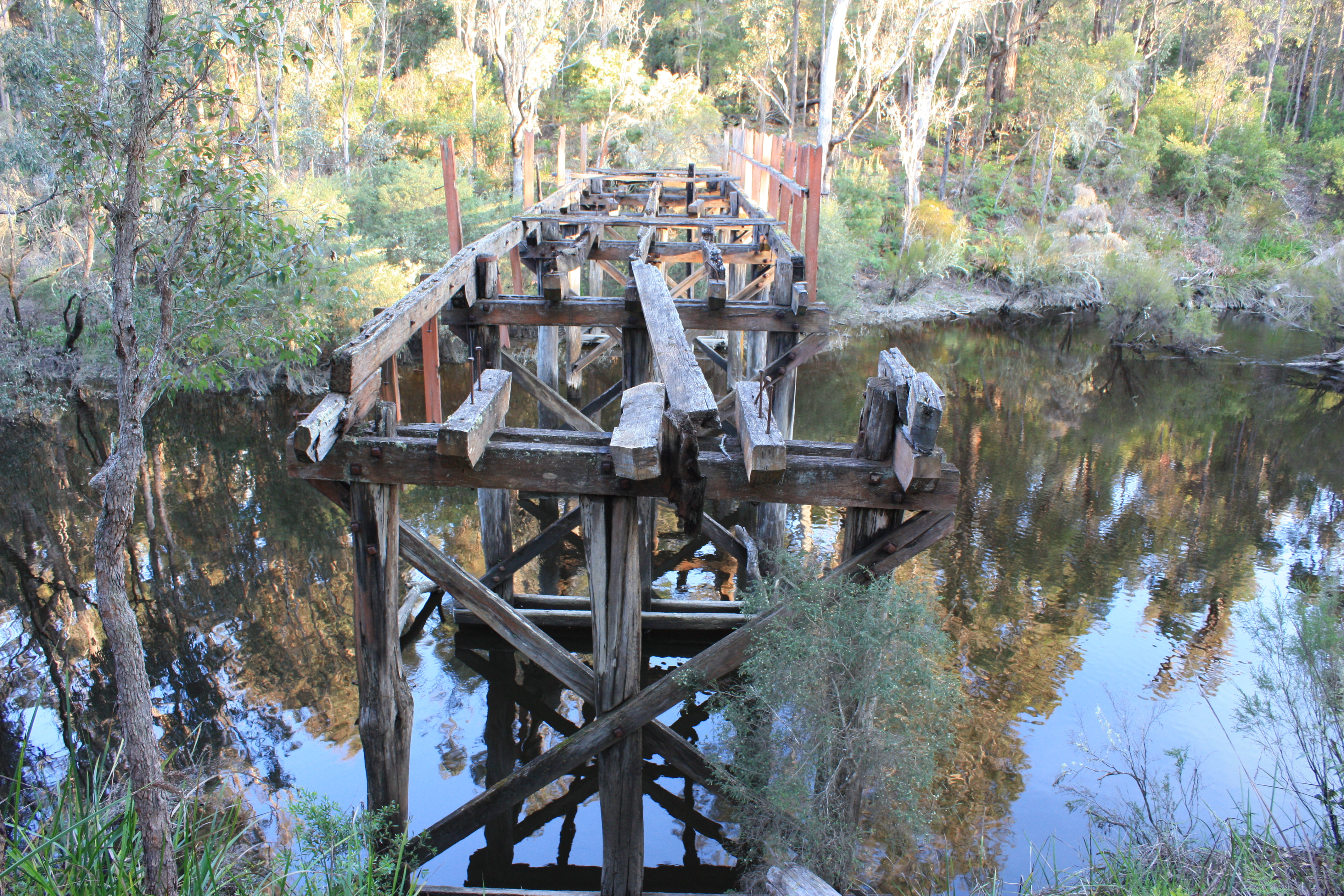 Old Warren River Rail bridge, Map 6
