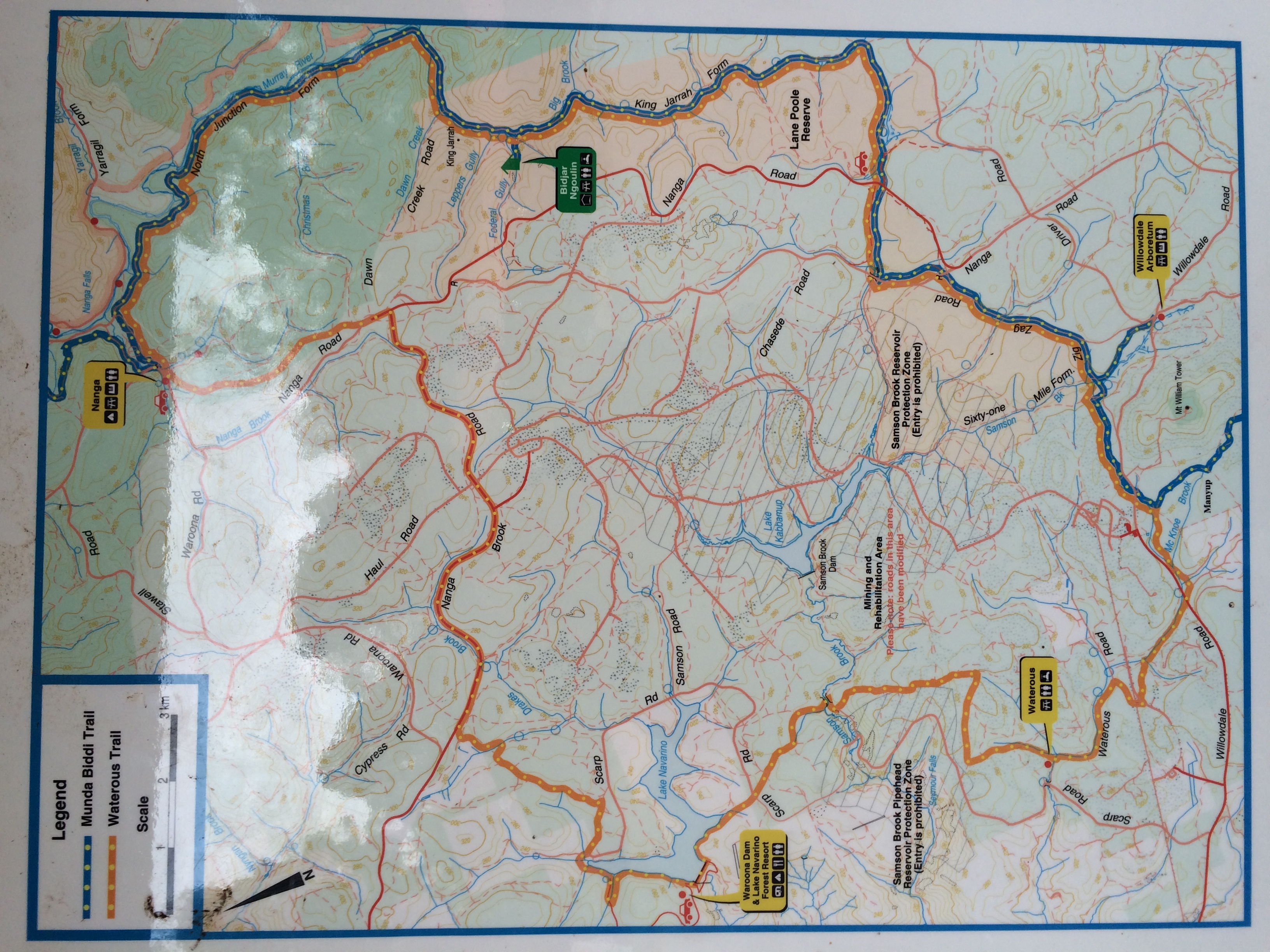 Map at Lake Navarino