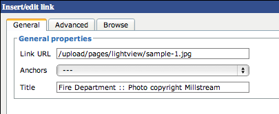 Setting a Title and Caption