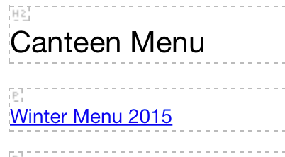 Succesful link - appears blue