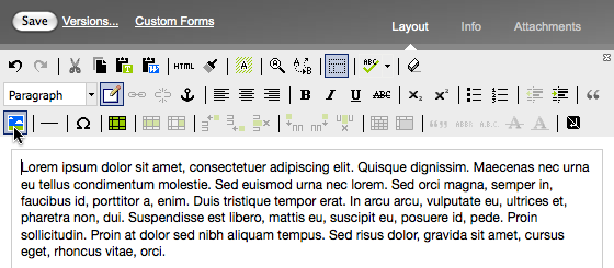 Click the Edit/Insert Image icon