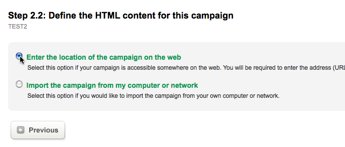 Define the HTML content