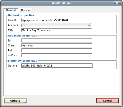 Lightview dimensions