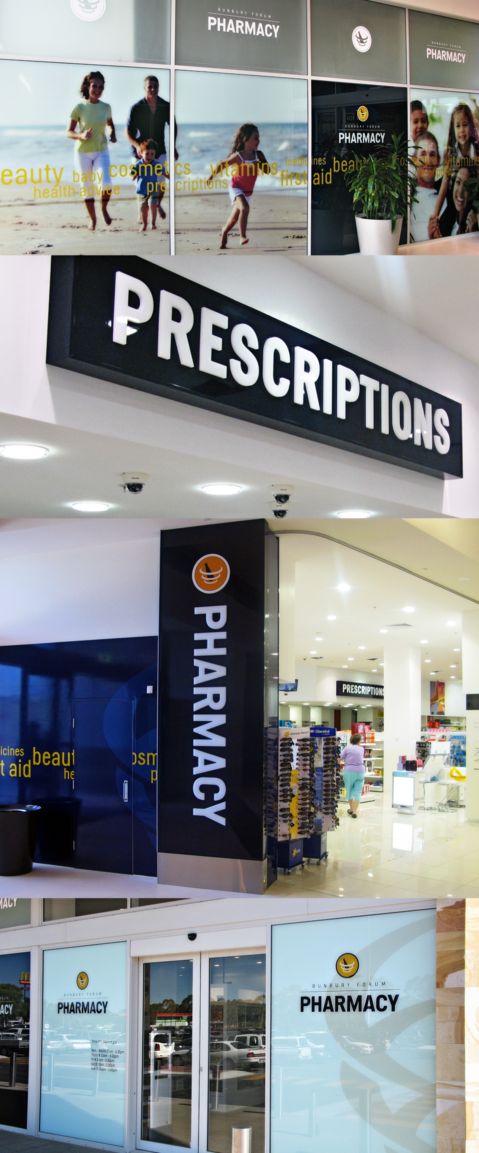 Bunbury Forum Pharmacy: Signage