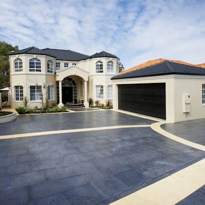 Charcoal Coral & Sandstone Coral Pavers
