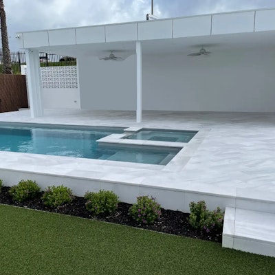 Arctic Marble Pavers & Capping